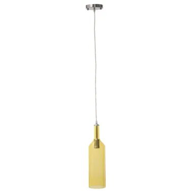 Klosz Sufitowy Bottle Żółty 11x43 cm